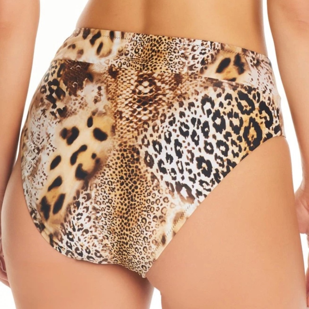 New! Bar Ill Women's Safari Fling High-Rise Bikini Bottoms, Created for Macy's